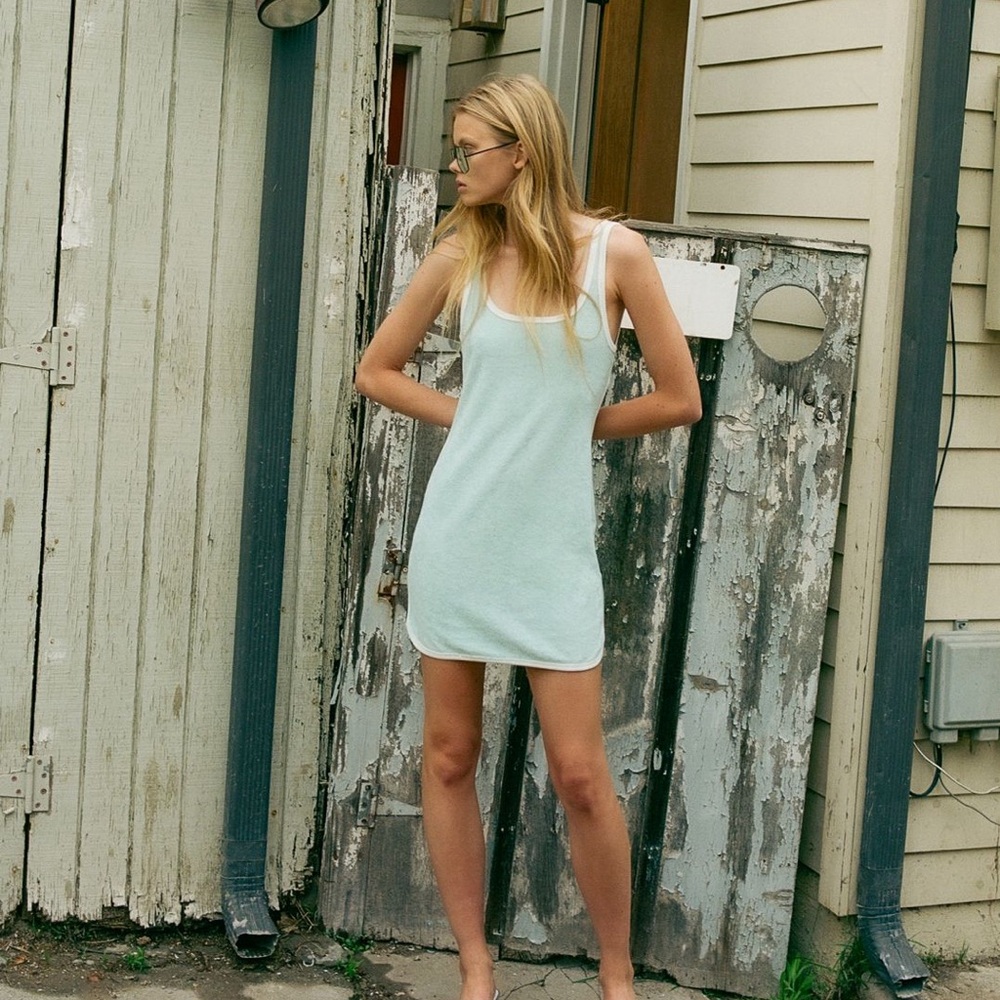 UO Selena Terrycloth Minidress